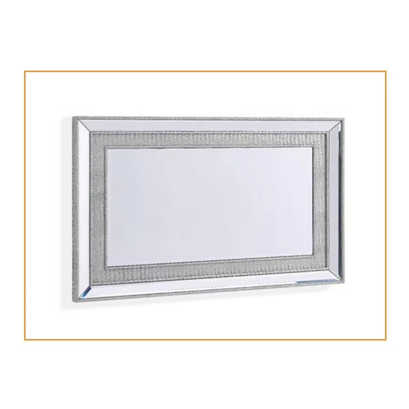OEM ODM Modern Hotel Home Bathroom decoration Wood Frame make up Gold Mirror